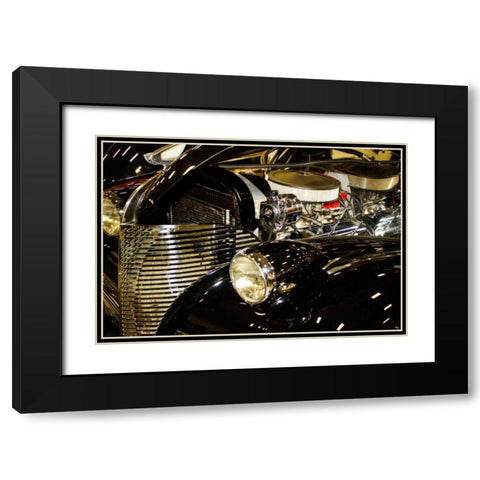 30s Street Demon Black Modern Wood Framed Art Print with Double Matting by Hausenflock, Alan