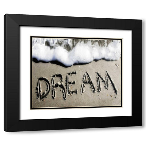 Dream in Sand Black Modern Wood Framed Art Print with Double Matting by Hausenflock, Alan