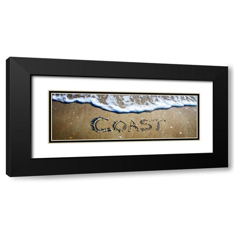 Coast Black Modern Wood Framed Art Print with Double Matting by Hausenflock, Alan