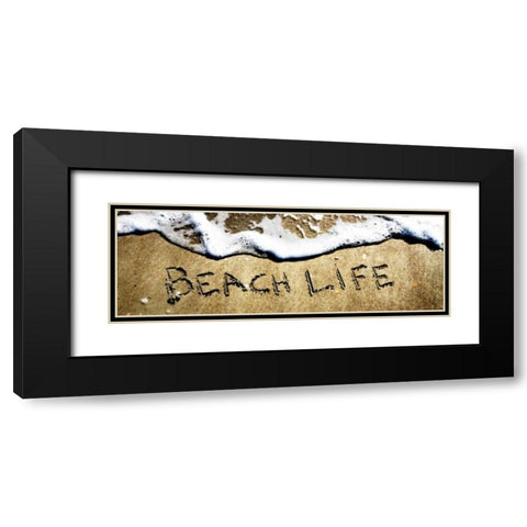 Beach Life Black Modern Wood Framed Art Print with Double Matting by Hausenflock, Alan