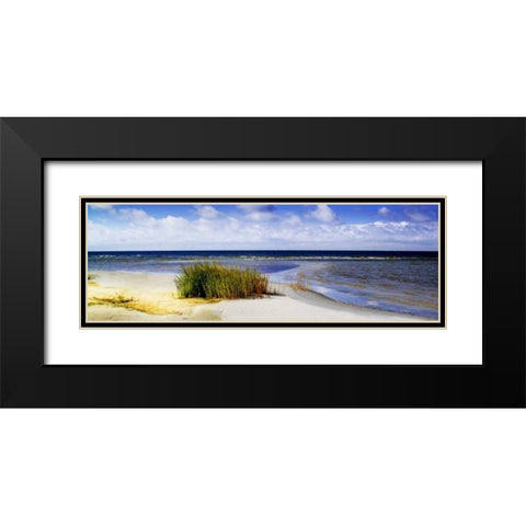 Cedar Island Beach I Black Modern Wood Framed Art Print with Double Matting by Hausenflock, Alan