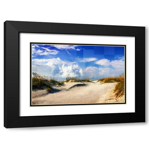 A Beach Day Black Modern Wood Framed Art Print with Double Matting by Hausenflock, Alan