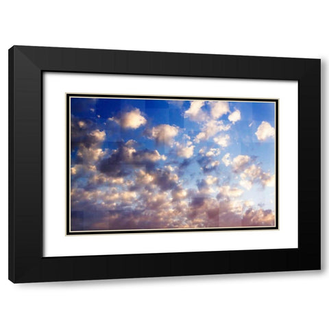 Waking Clouds II Black Modern Wood Framed Art Print with Double Matting by Hausenflock, Alan