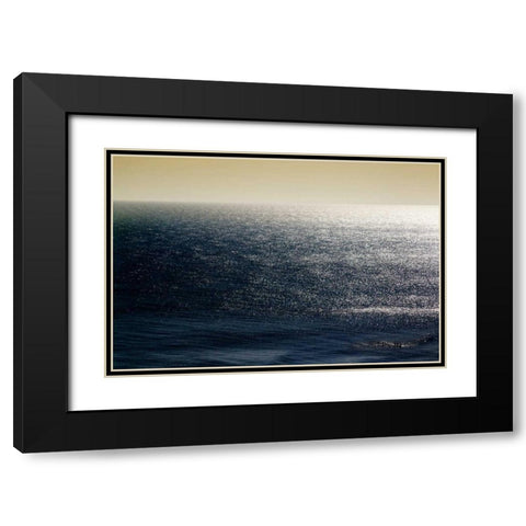 Deep Blue Sea I Black Modern Wood Framed Art Print with Double Matting by Hausenflock, Alan