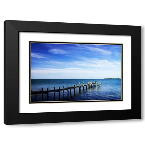On The Chesapeake I Black Modern Wood Framed Art Print with Double Matting by Hausenflock, Alan