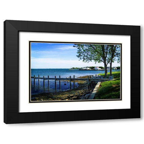 On The Chesapeake II Black Modern Wood Framed Art Print with Double Matting by Hausenflock, Alan