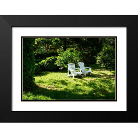 Together I Black Modern Wood Framed Art Print with Double Matting by Hausenflock, Alan