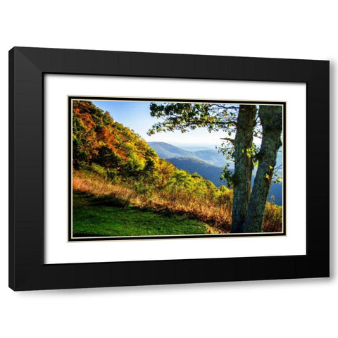 Approaching Autumn I Black Modern Wood Framed Art Print with Double Matting by Hausenflock, Alan