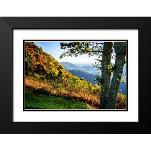 Approaching Autumn I Black Modern Wood Framed Art Print with Double Matting by Hausenflock, Alan