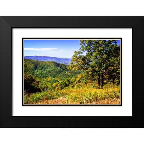 Approaching Autumn III Black Modern Wood Framed Art Print with Double Matting by Hausenflock, Alan