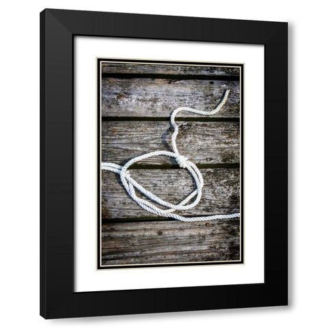 Halyard I Black Modern Wood Framed Art Print with Double Matting by Hausenflock, Alan