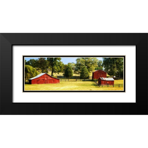 Louisa County I Black Modern Wood Framed Art Print with Double Matting by Hausenflock, Alan
