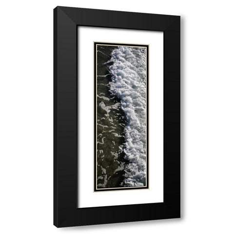 Waves End II Black Modern Wood Framed Art Print with Double Matting by Hausenflock, Alan