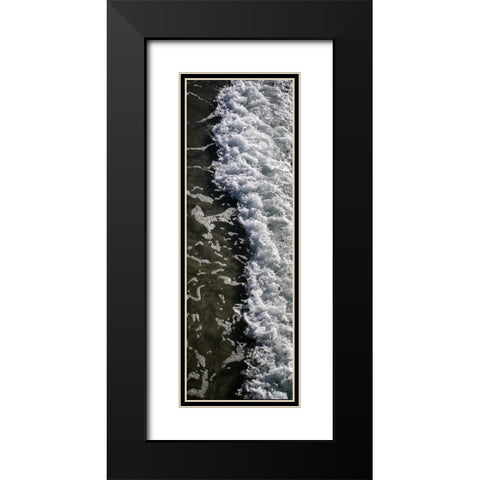 Waves End II Black Modern Wood Framed Art Print with Double Matting by Hausenflock, Alan