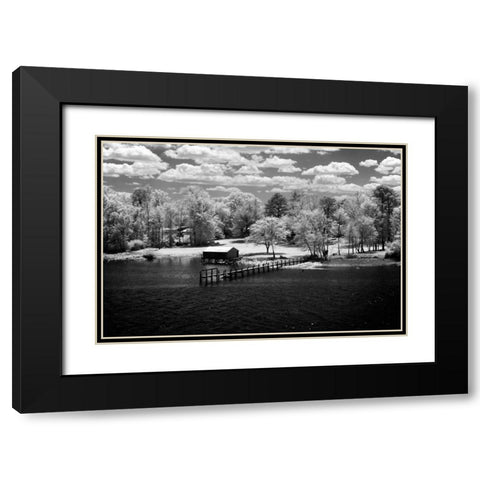 Spring on the Mattaponi I Black Modern Wood Framed Art Print with Double Matting by Hausenflock, Alan
