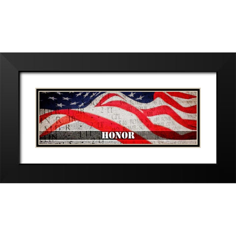 Honor Black Modern Wood Framed Art Print with Double Matting by Hausenflock, Alan