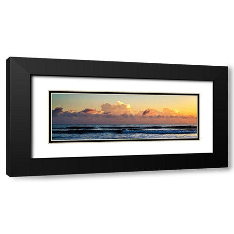 Cloud Bank Sunrise I Black Modern Wood Framed Art Print with Double Matting by Hausenflock, Alan