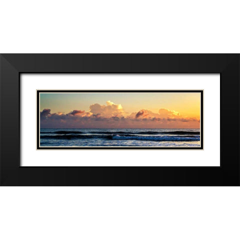 Cloud Bank Sunrise I Black Modern Wood Framed Art Print with Double Matting by Hausenflock, Alan