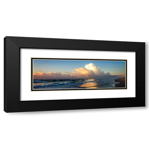 Cloud Bank Sunrise II Black Modern Wood Framed Art Print with Double Matting by Hausenflock, Alan