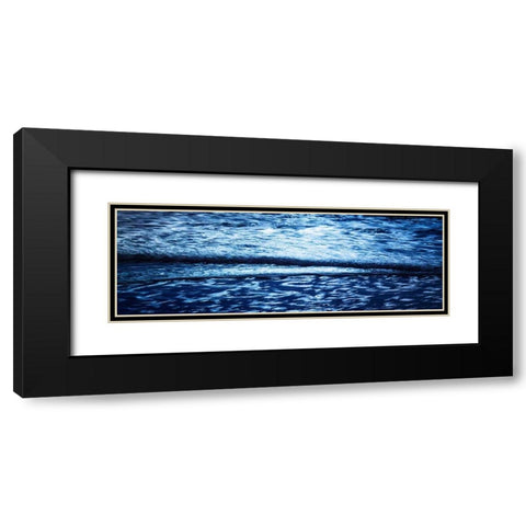 Blue Water II Black Modern Wood Framed Art Print with Double Matting by Hausenflock, Alan