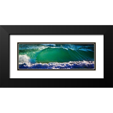 Breaking Wave II Black Modern Wood Framed Art Print with Double Matting by Hausenflock, Alan