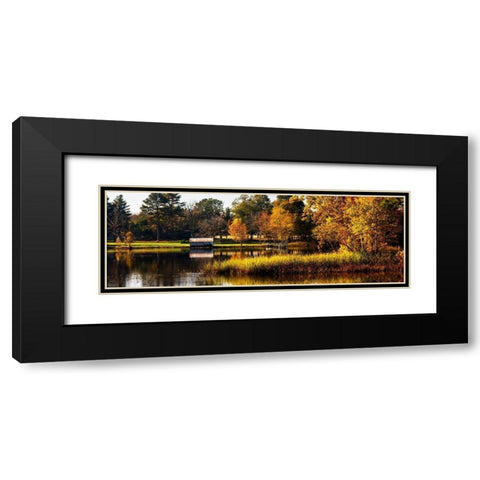 Autumn on the Mattaponi Black Modern Wood Framed Art Print with Double Matting by Hausenflock, Alan