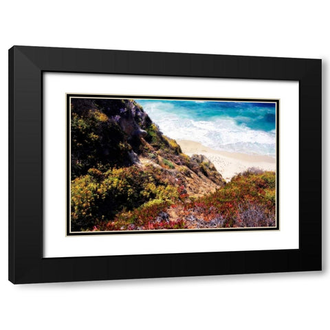 Garrapata Highlands I Black Modern Wood Framed Art Print with Double Matting by Hausenflock, Alan