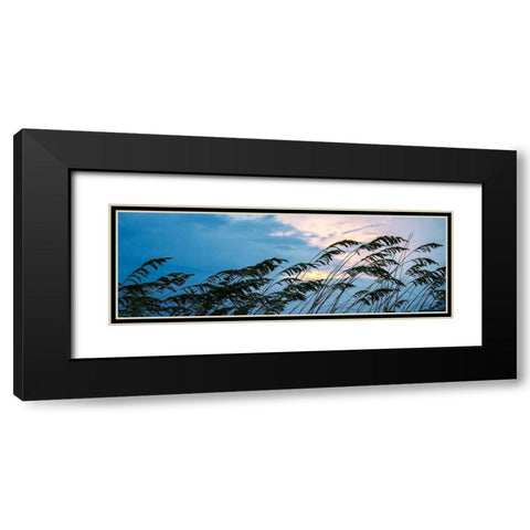 Stormy Beach I Black Modern Wood Framed Art Print with Double Matting by Hausenflock, Alan