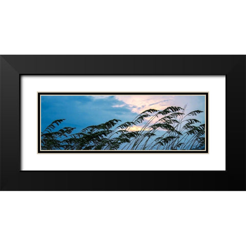 Stormy Beach I Black Modern Wood Framed Art Print with Double Matting by Hausenflock, Alan