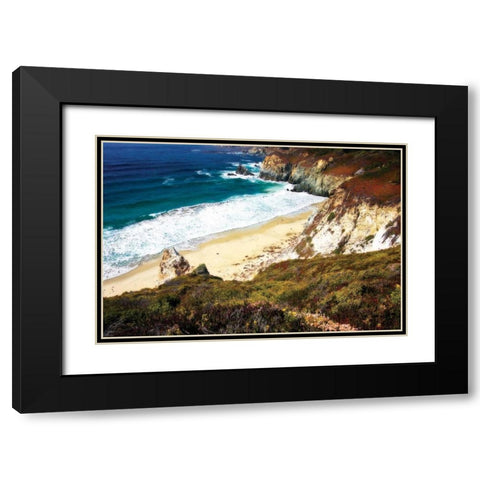 Garrapata Highlands II Black Modern Wood Framed Art Print with Double Matting by Hausenflock, Alan