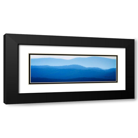 The Blue Ridge II Black Modern Wood Framed Art Print with Double Matting by Hausenflock, Alan