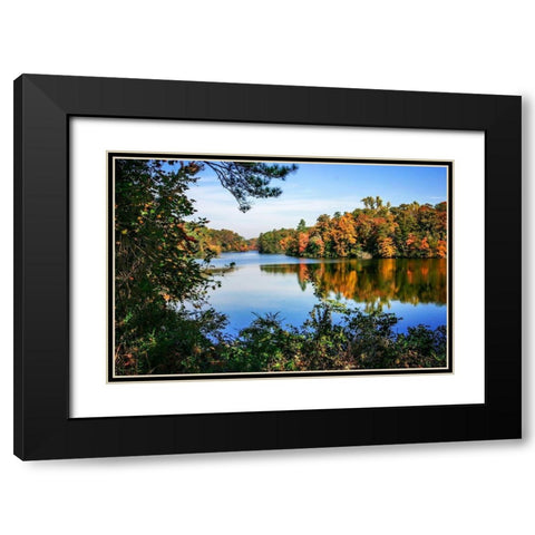 November on Lake Powell Black Modern Wood Framed Art Print with Double Matting by Hausenflock, Alan