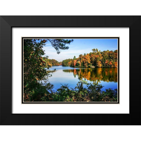 November on Lake Powell Black Modern Wood Framed Art Print with Double Matting by Hausenflock, Alan