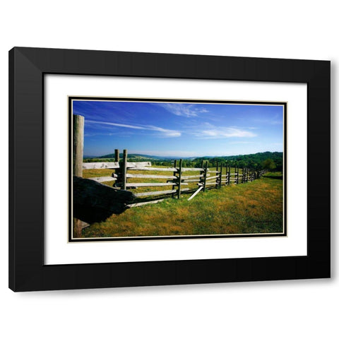 Winchester County Black Modern Wood Framed Art Print with Double Matting by Hausenflock, Alan