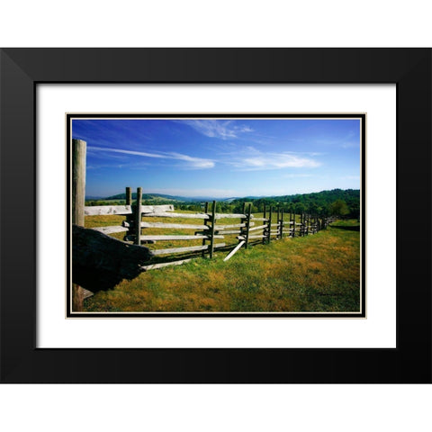 Winchester County Black Modern Wood Framed Art Print with Double Matting by Hausenflock, Alan