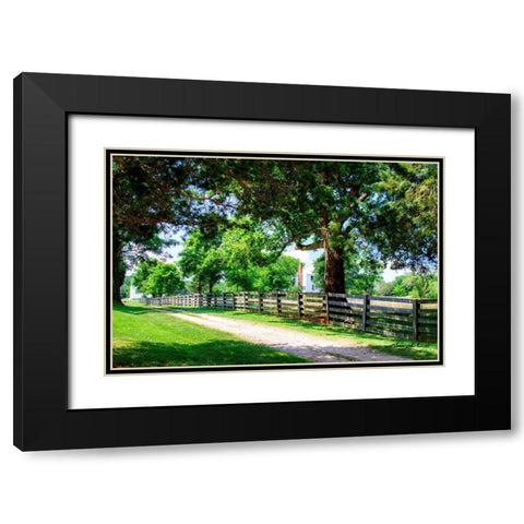 A Time Gone By Black Modern Wood Framed Art Print with Double Matting by Hausenflock, Alan