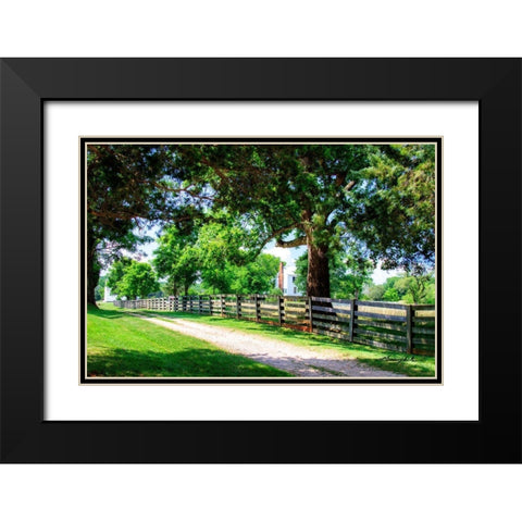 A Time Gone By Black Modern Wood Framed Art Print with Double Matting by Hausenflock, Alan