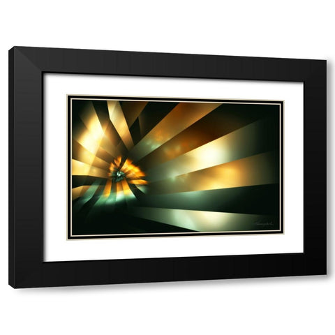 Nexus of Light Black Modern Wood Framed Art Print with Double Matting by Hausenflock, Alan