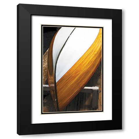New Boat I Black Modern Wood Framed Art Print with Double Matting by Hausenflock, Alan