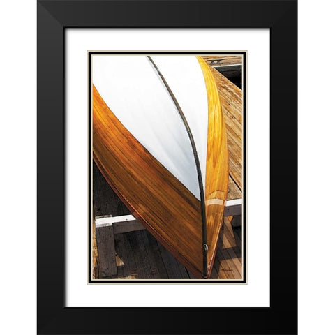 New Boat II Black Modern Wood Framed Art Print with Double Matting by Hausenflock, Alan