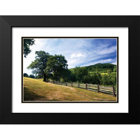 Humpback Mountain Black Modern Wood Framed Art Print with Double Matting by Hausenflock, Alan