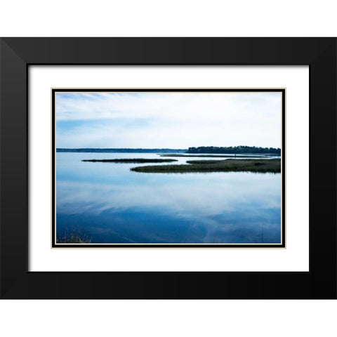 Still Water I Black Modern Wood Framed Art Print with Double Matting by Hausenflock, Alan