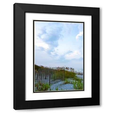 Early Morning in the Dunes VI Black Modern Wood Framed Art Print with Double Matting by Hausenflock, Alan