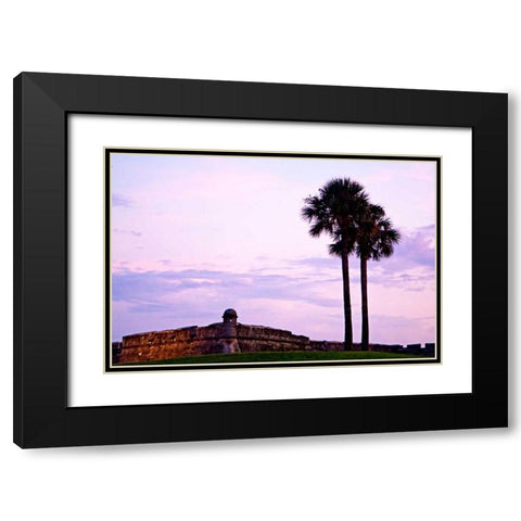 Castillo I Black Modern Wood Framed Art Print with Double Matting by Hausenflock, Alan