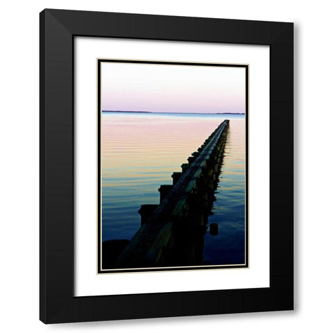 Toward the Horizon II Black Modern Wood Framed Art Print with Double Matting by Hausenflock, Alan