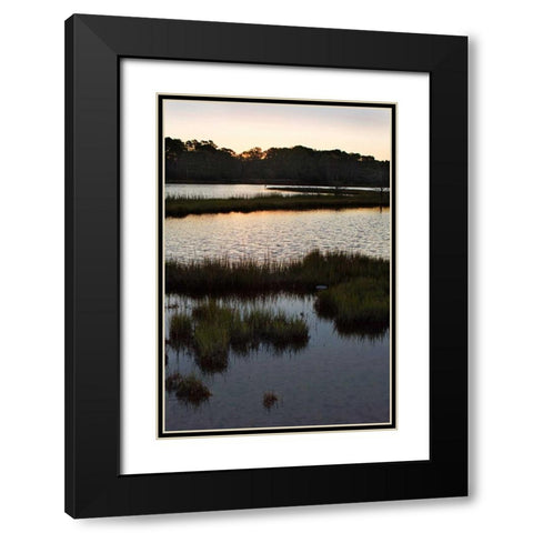 Captains Cove I Black Modern Wood Framed Art Print with Double Matting by Hausenflock, Alan