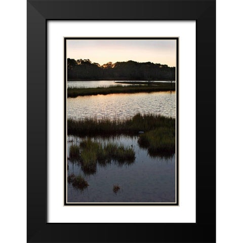 Captains Cove I Black Modern Wood Framed Art Print with Double Matting by Hausenflock, Alan