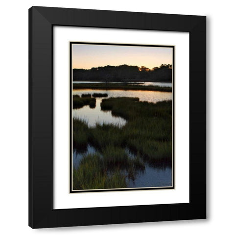 Captains Cove II Black Modern Wood Framed Art Print with Double Matting by Hausenflock, Alan