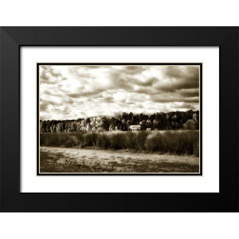 Hanover Farm II Black Modern Wood Framed Art Print with Double Matting by Hausenflock, Alan