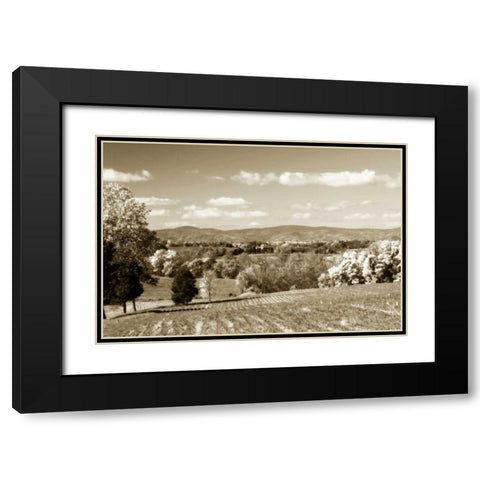 Autumn Foothills V Black Modern Wood Framed Art Print with Double Matting by Hausenflock, Alan